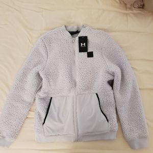 Under Armour UA Sherpa Bomber Full Zip Jacket Small